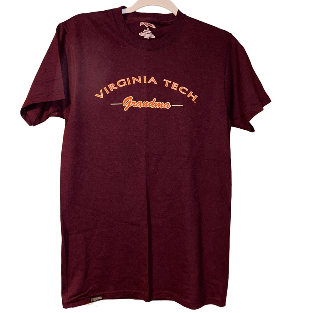 Jansport Virginia Tech Hokies VT VA Grandma Tshirt size Small Small college